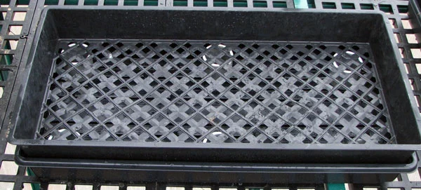 pvc standoffs and perforated tray together