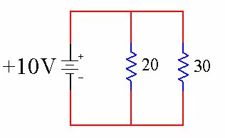 resistors in parallel 20 30