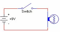 battery switch light open schematic